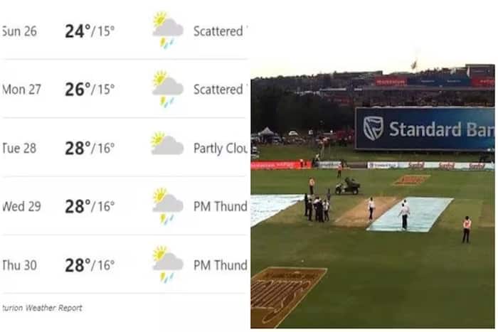 Ind vs SA, Ind vs SA 1st Test, Centurion, Centurion Weather Forecast, Centurion weather update, Centurion weather tomorrow, Centurion weather live update, Centurion weather hourly updates, Cricket News, Ind vs SA 1st Test Day 1, Centurion Weather Forecast from 26 December to 30 December