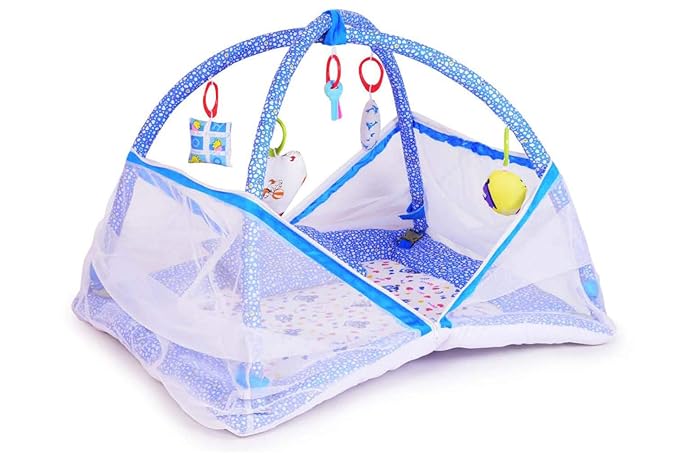 DearJoy Baby Bedding Set, Baby Bedding Mattress Set with Mosquito Net 