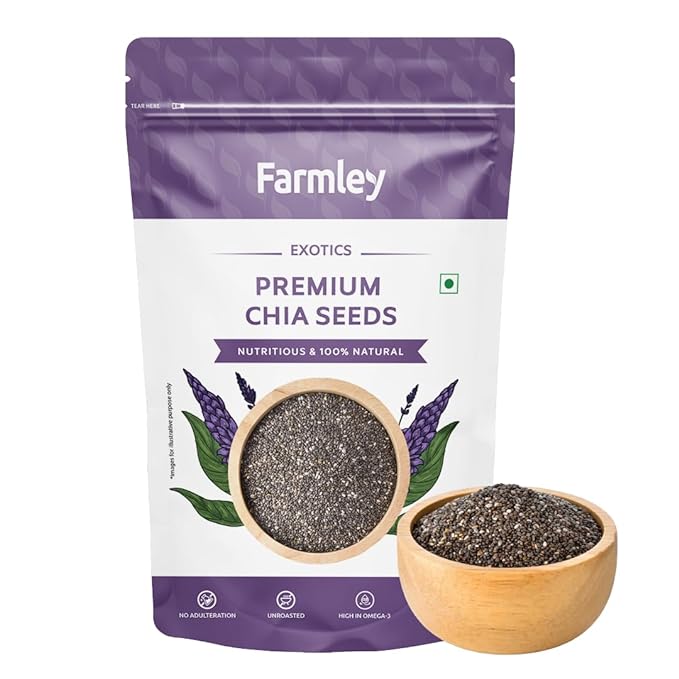 Farmley Premium Chia Seeds for Eating 200g 