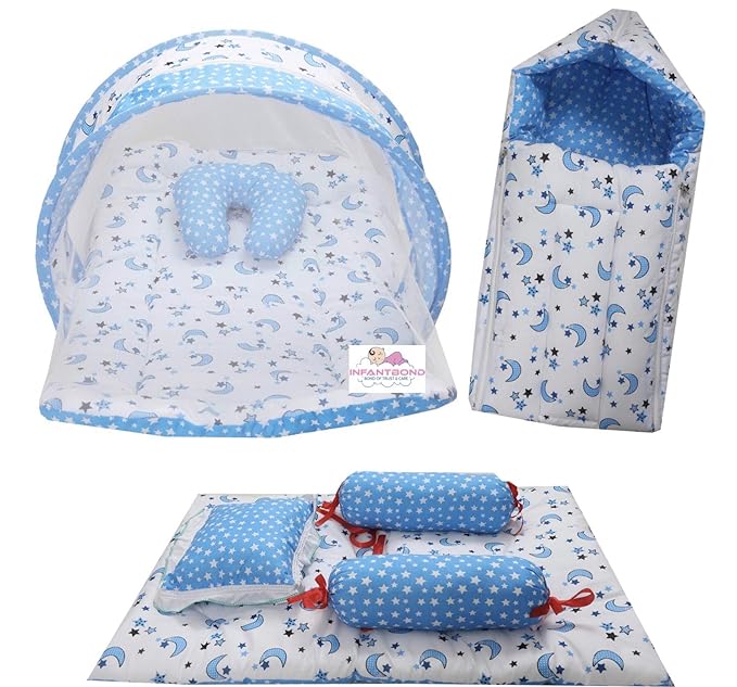 Infantbond Combo Of Baby Bed With Net