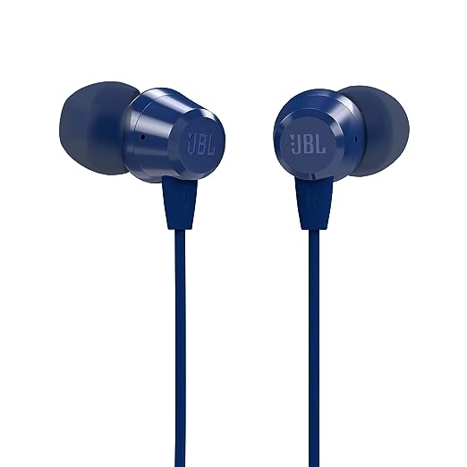 JBL C50HI, Wired in Ear Headphones with Mic