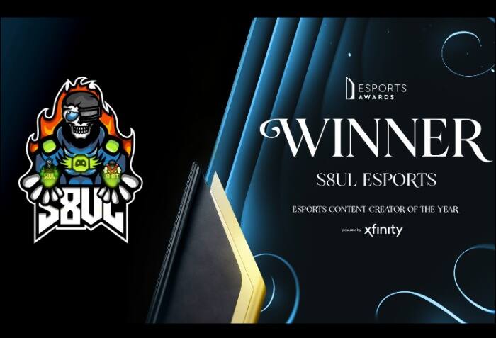S8UL Bags ‘Esports Content Creator Of The Year’ Award Consecutively For The Second Year At The ‘Esports Awards'23’
