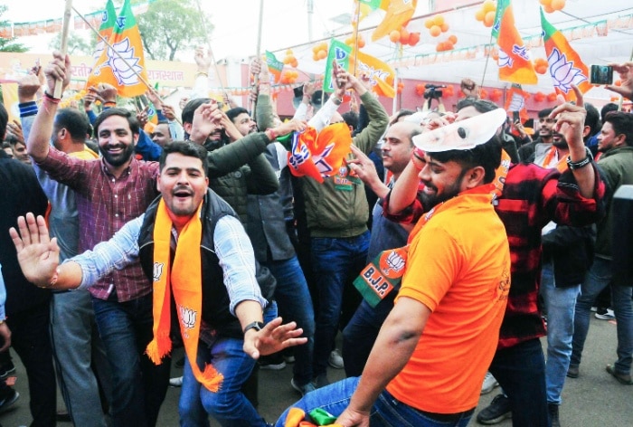 BJP Juggernaut Rolls In Hindi Heartland; Congress Poised To Dethrone BRS In Telangana