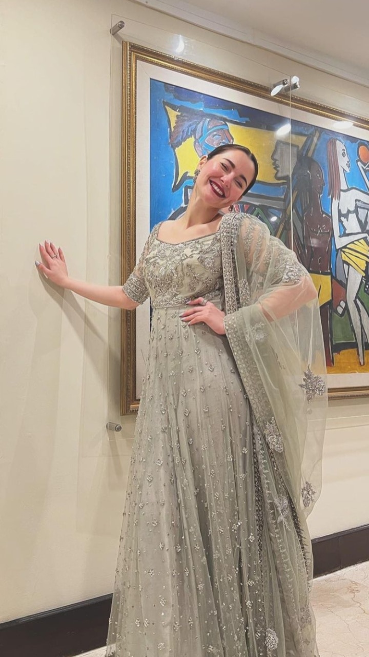 Pretty Hania Amir ✨ ✨ | Ball gowns wedding, Nikah outfit, Designer dresses  indian