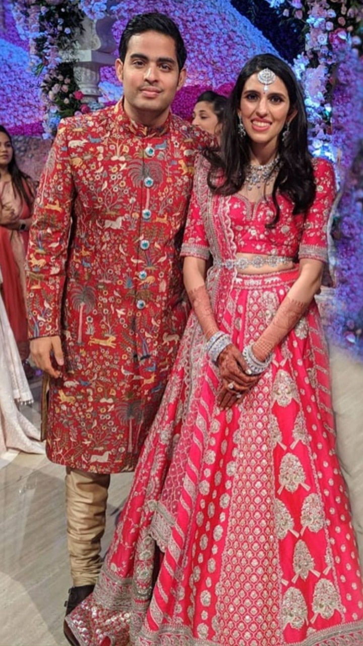 Shloka mehta wedding discount lehenga