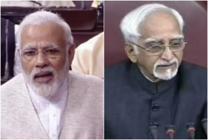 Congress Shares Old Video Of PM Modi ‘Mocking’ Ex-VP Hamid Ansari