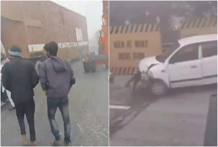 WATCH: Massive Pile-Up On Yamuna Expressway As Dozens Of Vehicles Collide Due To Fog