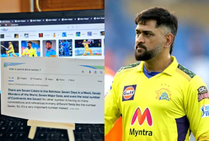 Google India Hails MS Dhoni Number 7 In Unique Way | See Viral Photo