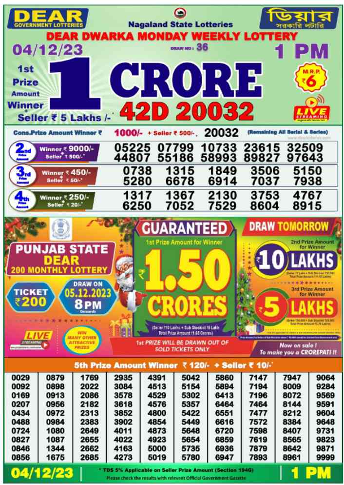 December 4 deals 2018 lotto result