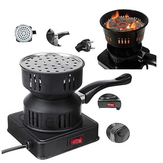 SaleOn Metal 450W Charcoal Burner Heater Stove Electric Camping Cooking Stove Charcoal Stove Burner