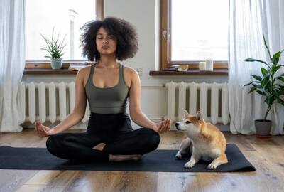 Meditation + Seated Yoga Poses to Relieve Anxiety