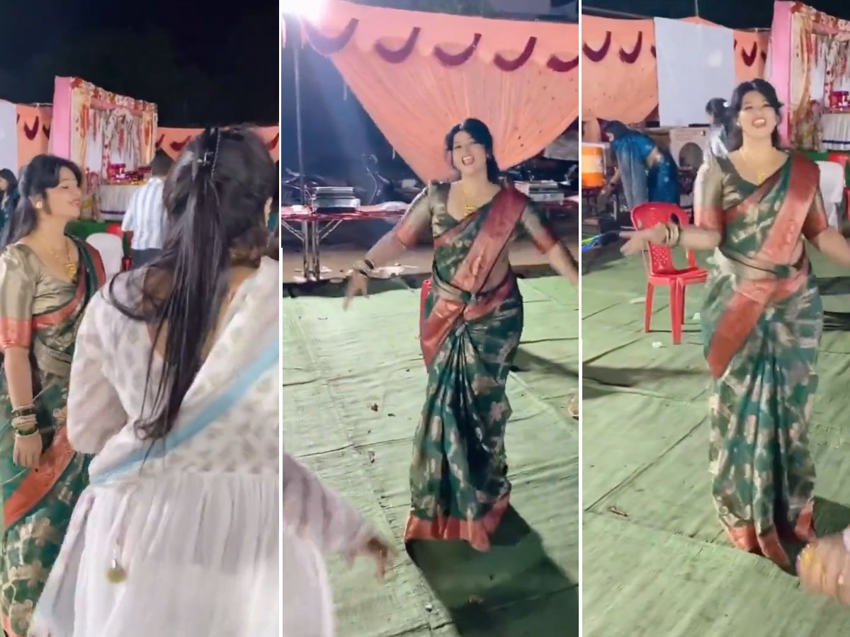 Dance Ka Video शादी में आई भाभी ने डांस से लूटी महफिल, 'सात समुंदर पार