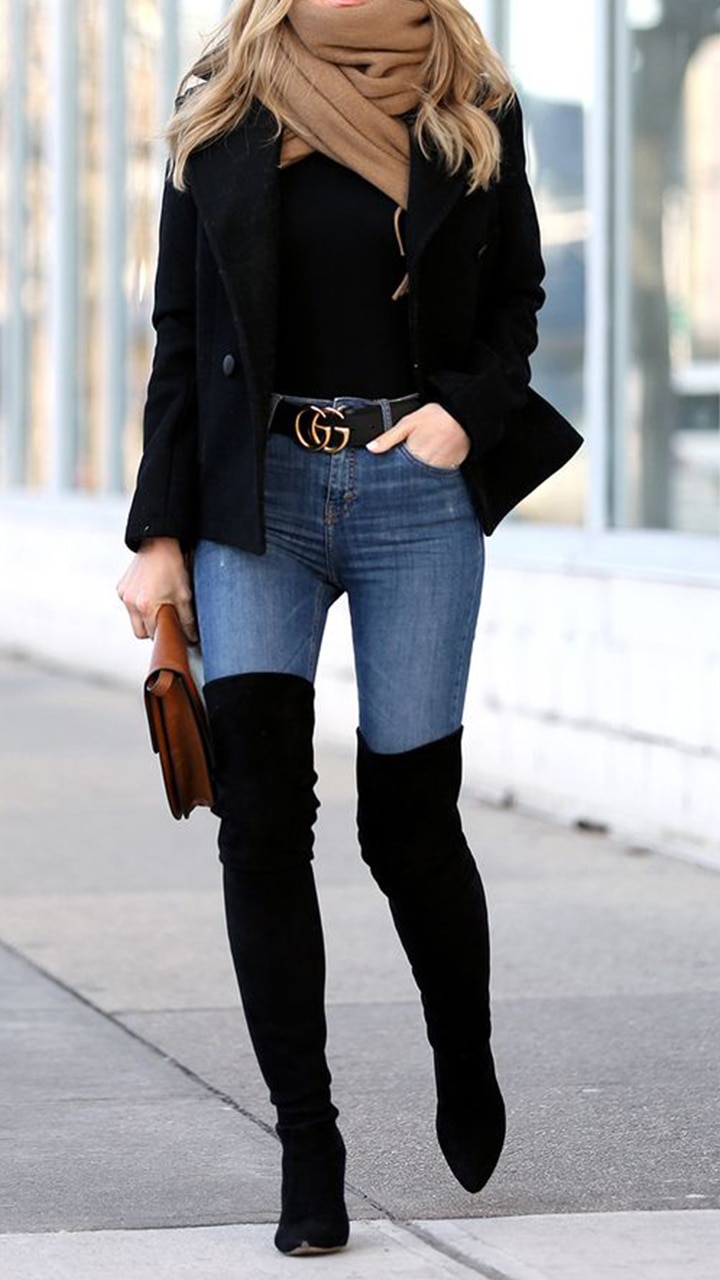 How to Wear Ankle Boots With Jeans | POPSUGAR Fashion