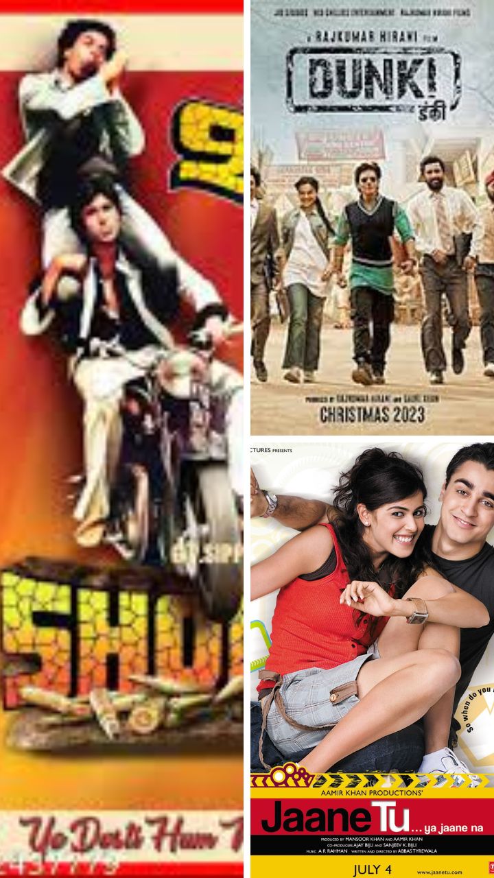 Dunki & 7 Other Must-Watch Bollywood Friendship Movies