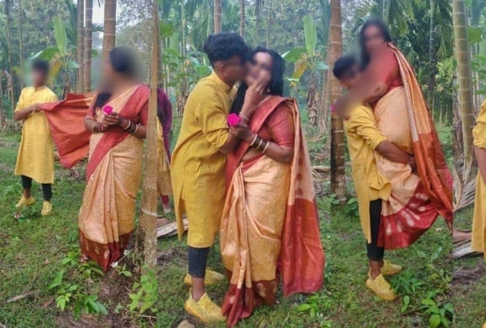 Karnataka Teacher Poses For Romantic Photoshoot With Student On ...