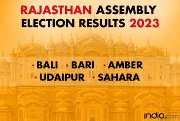 Rajasthan Assembly Election Result 2023: Udaipur, Bali, Bari, Amber, Sahara Winners List