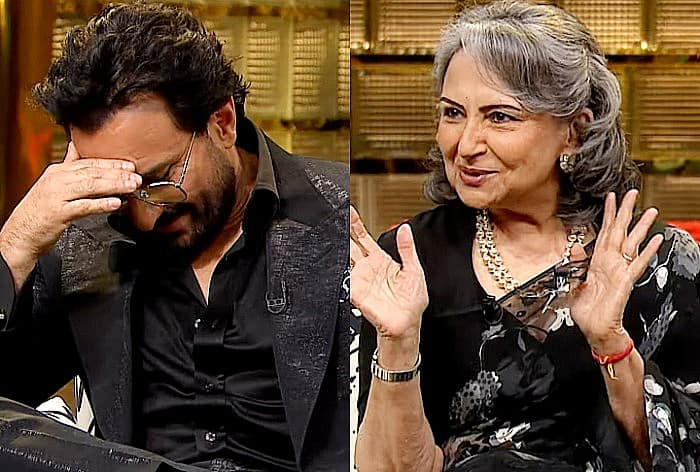 Saif Ali Khan and Sharmila Tagore on Koffee With Karan, Season 8
