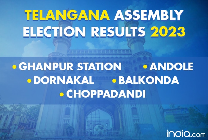 Telangana Election 2023 Results: Ghanpur Station, Dornakal, Balkonda ...