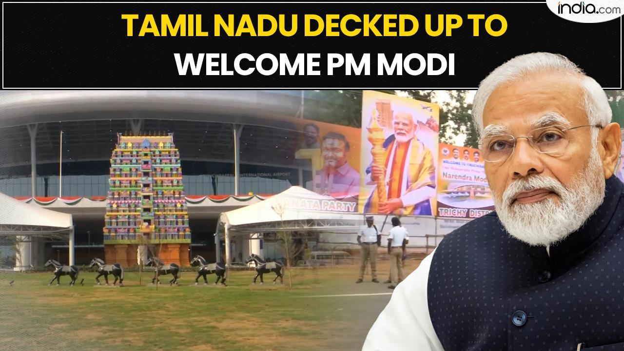 Tamil Nadu decked up to welcome PM Modi | India.com