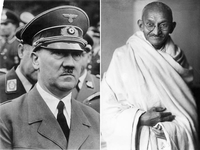 Adolf Hitler Mahatma Gandhi