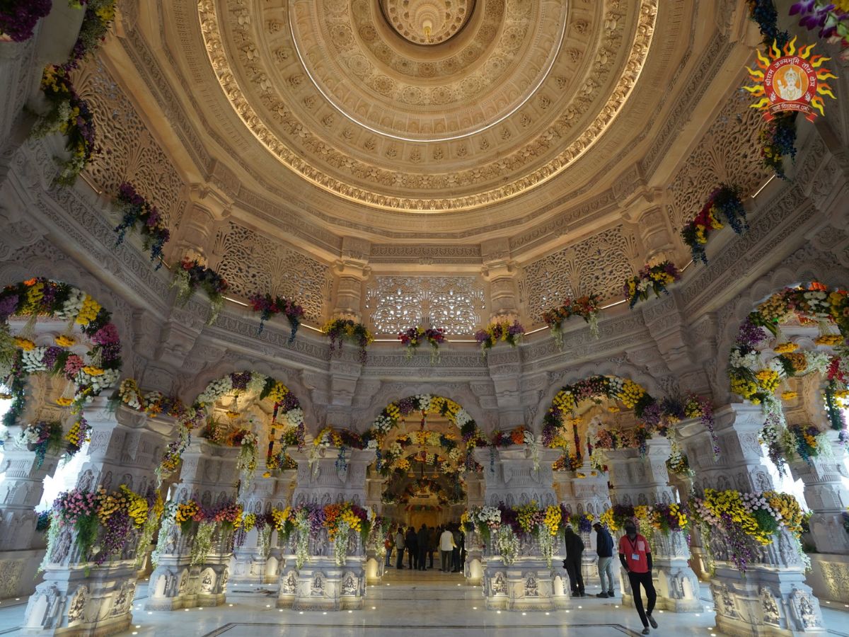 Ayodhya Ram Mandir Inside Photo 