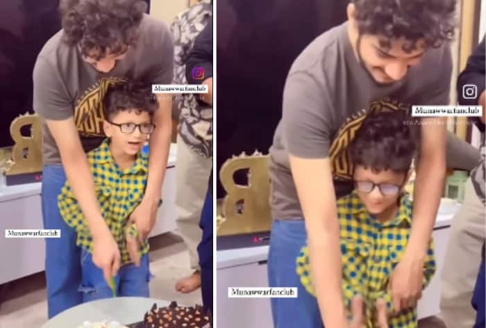 Bigg Boss 17 Winner Munawar Faruqui Celebrates Victory Cake With Son Mikhail In Dongri- Watch Adorable Video