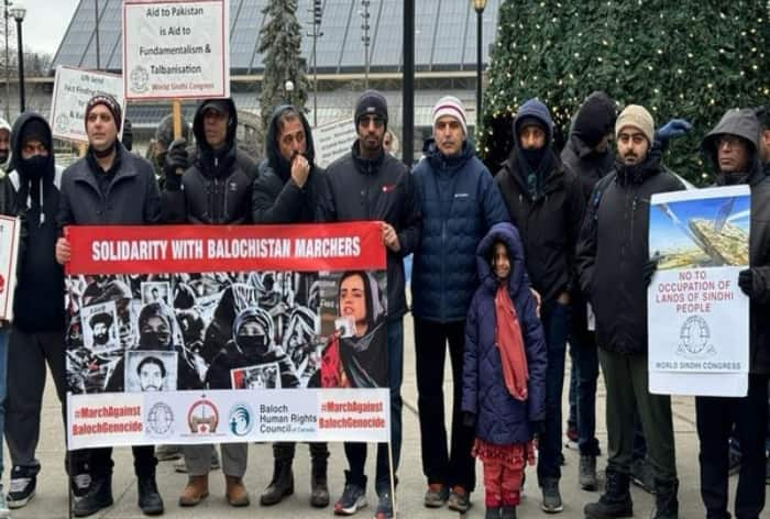 Canada Baloch, Sindhi, And Pashtun Communities Unite To Protest Against Pakistani Military