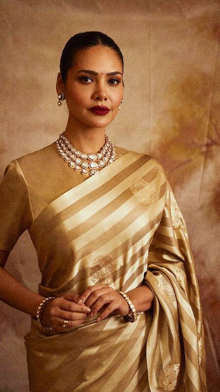 10 Stylish Silk Sarees of Esha Gupta For 2024