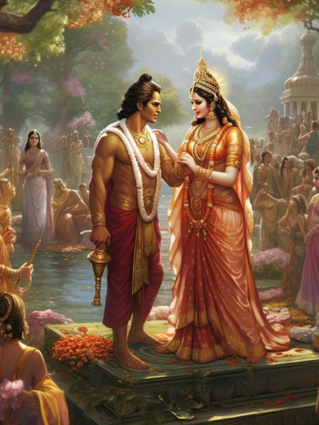 Sri Rama et Sita