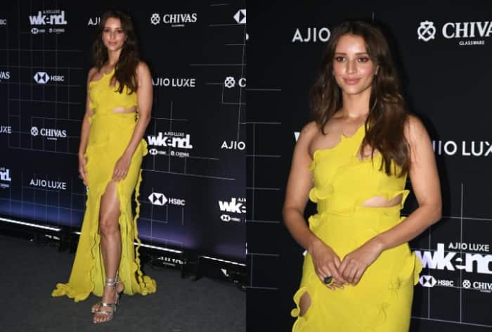 Tripti Dimri Creates Sheer Showstopper Moment in Lime Green Thigh-Slit Gown With Ruffles And Elegant Cut-Outs- WATCH