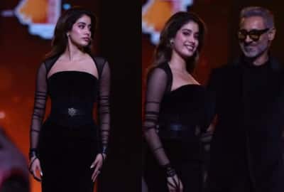 Janhvi Kapoor Black Velvet Showstopper Gown is Our Perfect Dose of Glam For  The Day- See PICS
