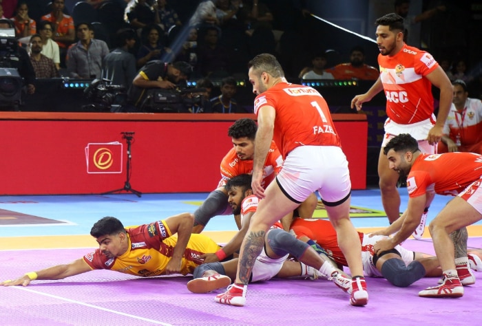 Pkl Season Gujarat Giants Stage Epic Comeback To Beat Telugu Titans