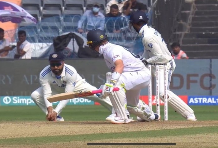 Ind vs Eng: Rohit Sharma Takes Brilliant Catch at First Slip Send Ollie Pope Packing During 1st Test in Hyderabad