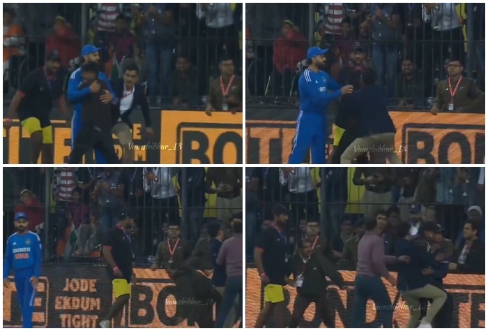 Virat Kohli FAN Breaches Security at Holkar Stadium During 2nd T20I ...