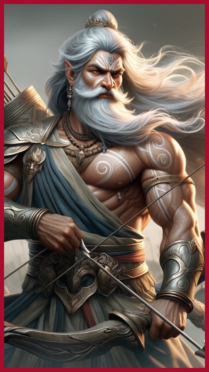 close-up of Bhishma