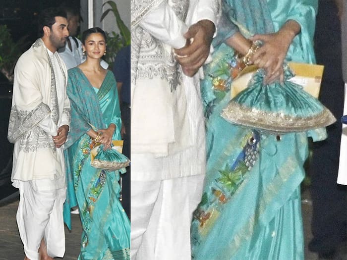 Does Alia Bhatt's Turquoise Blue Saree Depict The Timeless Tale of Ramayana? Here's What We Know