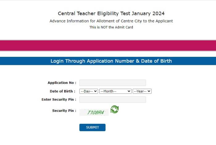 CTET 2024 Pre-Admit Card Released at ctet.nic.in; Download Link Here