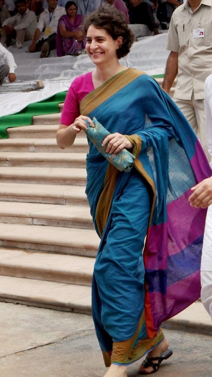 Priyanka gandhi hotsell cotton sarees