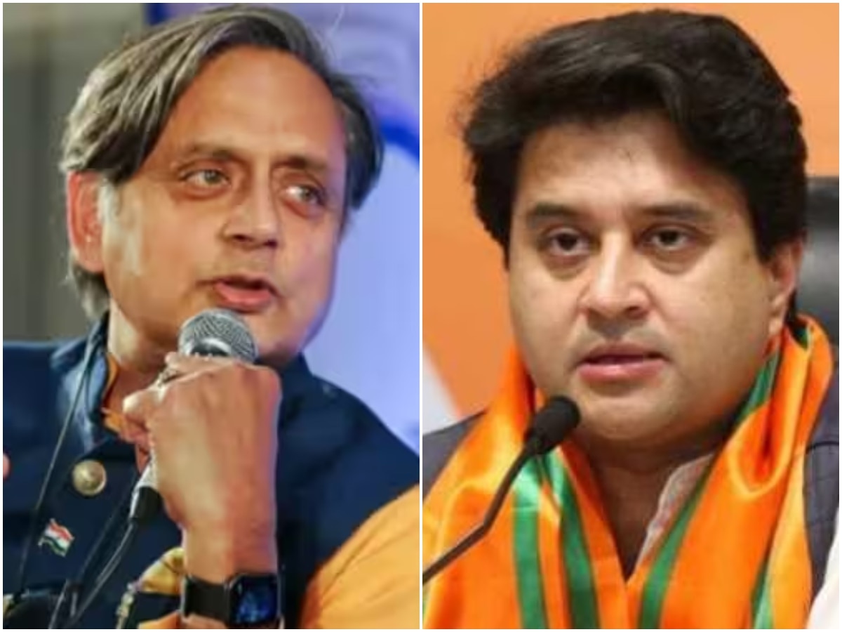 Jyotiraditya Scindia Counters Allegations Made By Shashi Tharoor Says,