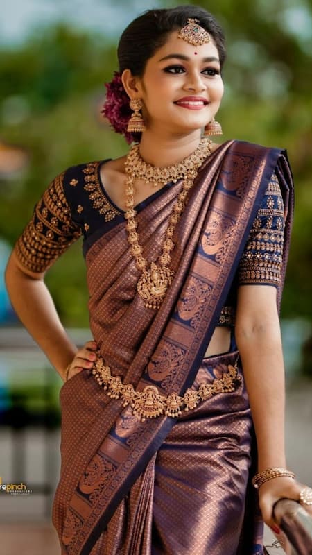 11 Ways to Style Trendy Pattu Silk Saree Blouse in 2024