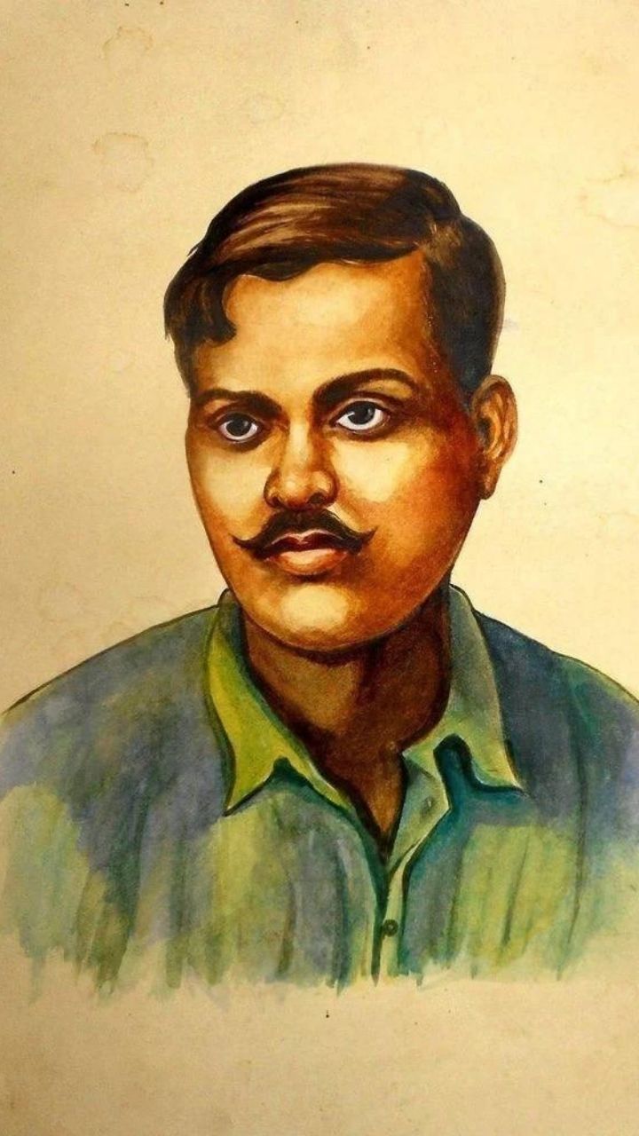 How to draw and color Chandrashekhar Azad | Freedom fighters, Art for kids,  How to drow