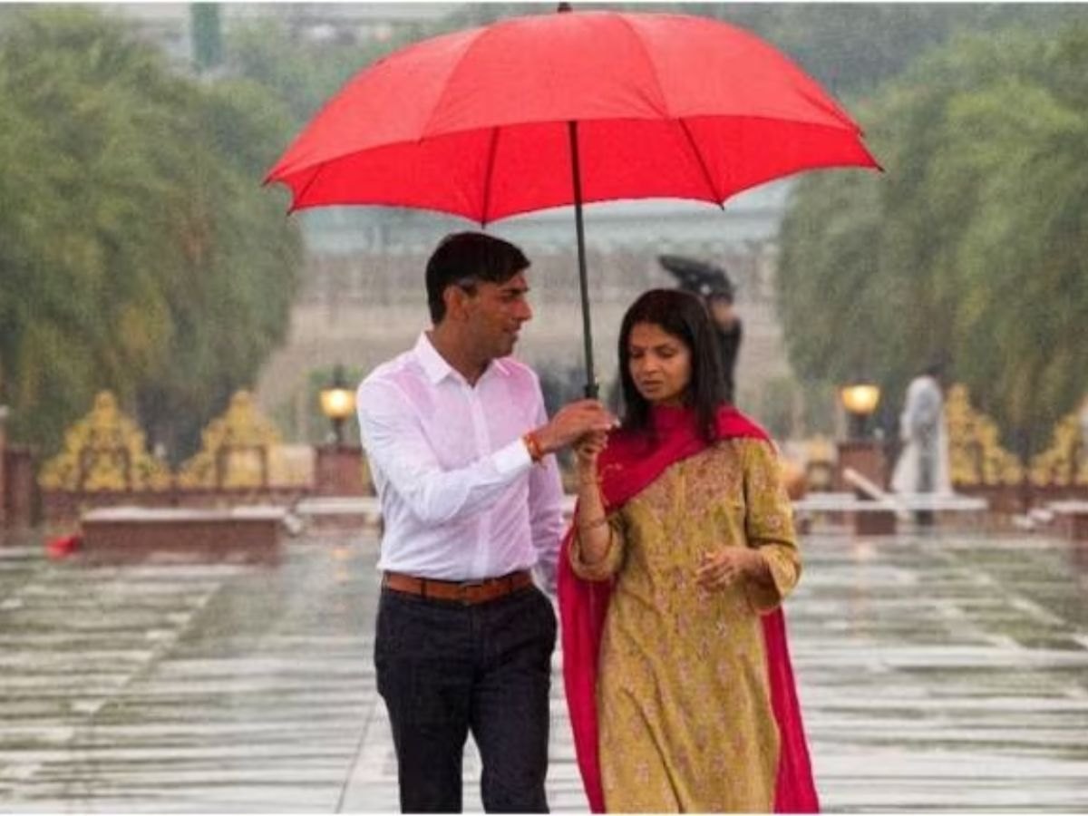 UK PM Rishi Sunak Wishes His Love Akshata Murthy On Valentines Day, Unseen Photo Wins Hearts