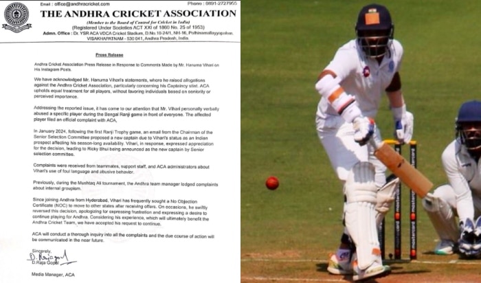 हनुमा विहारी के साथ विवाद पर आंध्र क्रिकेट संघ ने क्रिकेटर के खिलाफ जांच शुरू की, जानें क्या है पूरा मामला