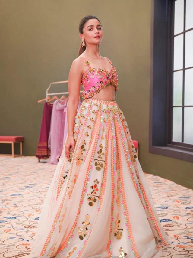Bollywood Brinjal Floral Short Kaftan