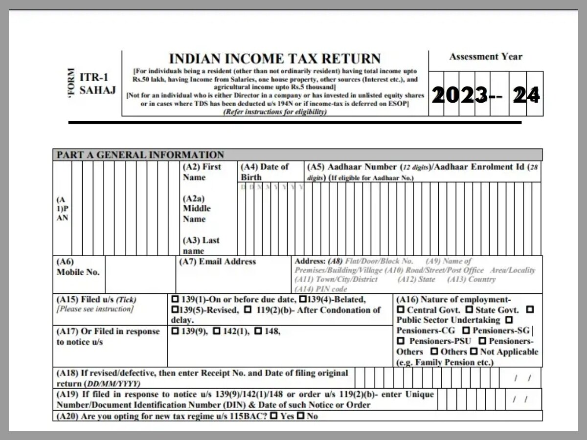 ITR Filing: FY23-24 के लिए सभी ITR फॉर्म किए गए नोटिफाई, यहां जानें-कौन ...