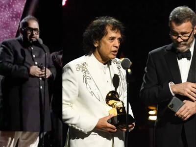 Grammy Awards 2024 में इंडिया की जीत, शंकर महादेवन-जाकिर हुसैन समेत 4  म्यूजिशियन ने बढ़ाया