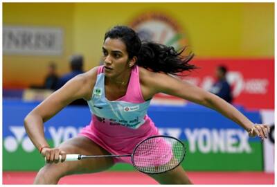 PV Sindhu of Indian Women's Badminton Team.