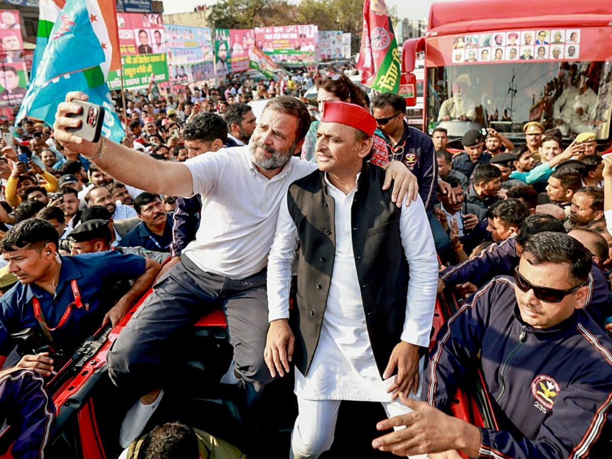 Congress Hails Akhilesh Joining Rahul’s Nyay Yatra