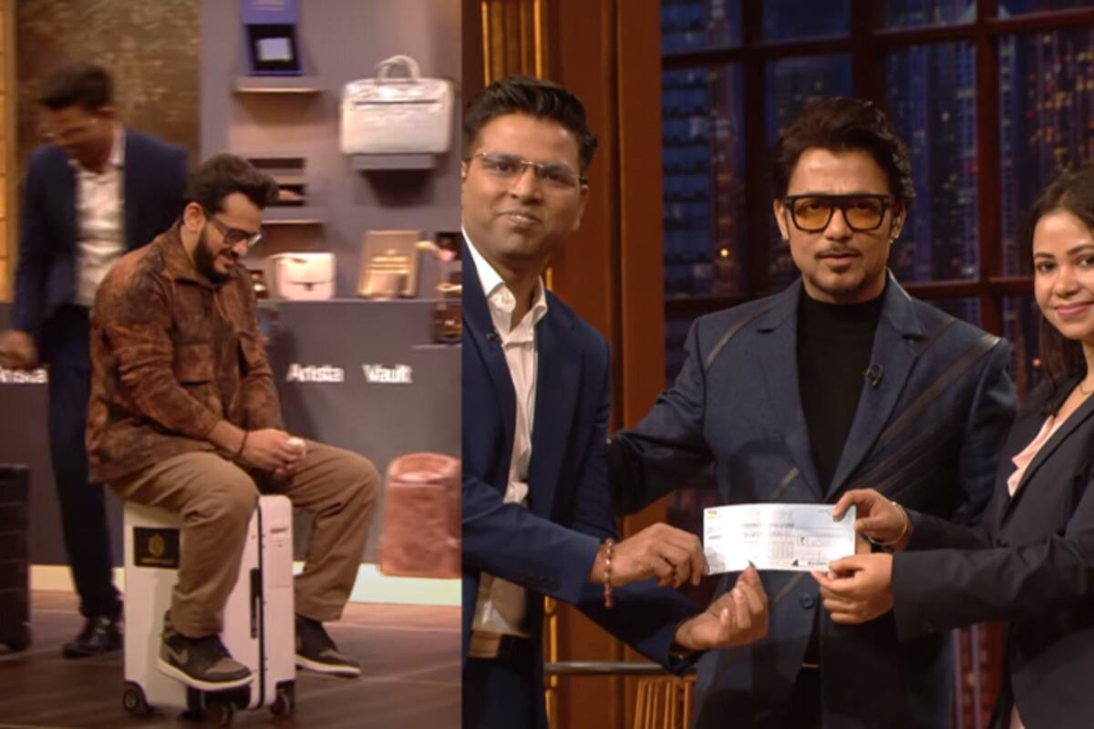 Shark Tank India 3 Smart Bag Takes Aman Gupta Vineeta Singh For a Ride Anupam Mittal Makes Deal with a Twist Watch