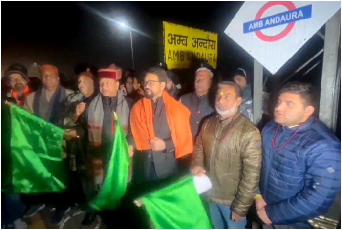 Anurag Thakur Flags Off First Train From Himachal To Ayodhya Dham